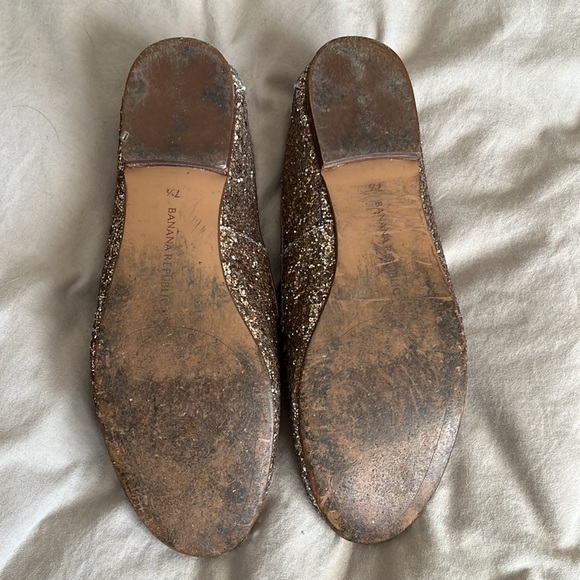 sparkly champagne pink loafers - Picture 4 of 5